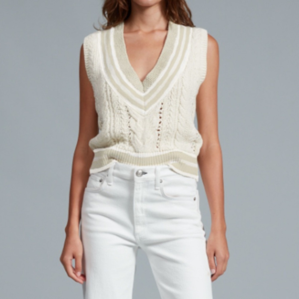 Rag & Bone Brandi Slim Knit Vest NWT Size Medium